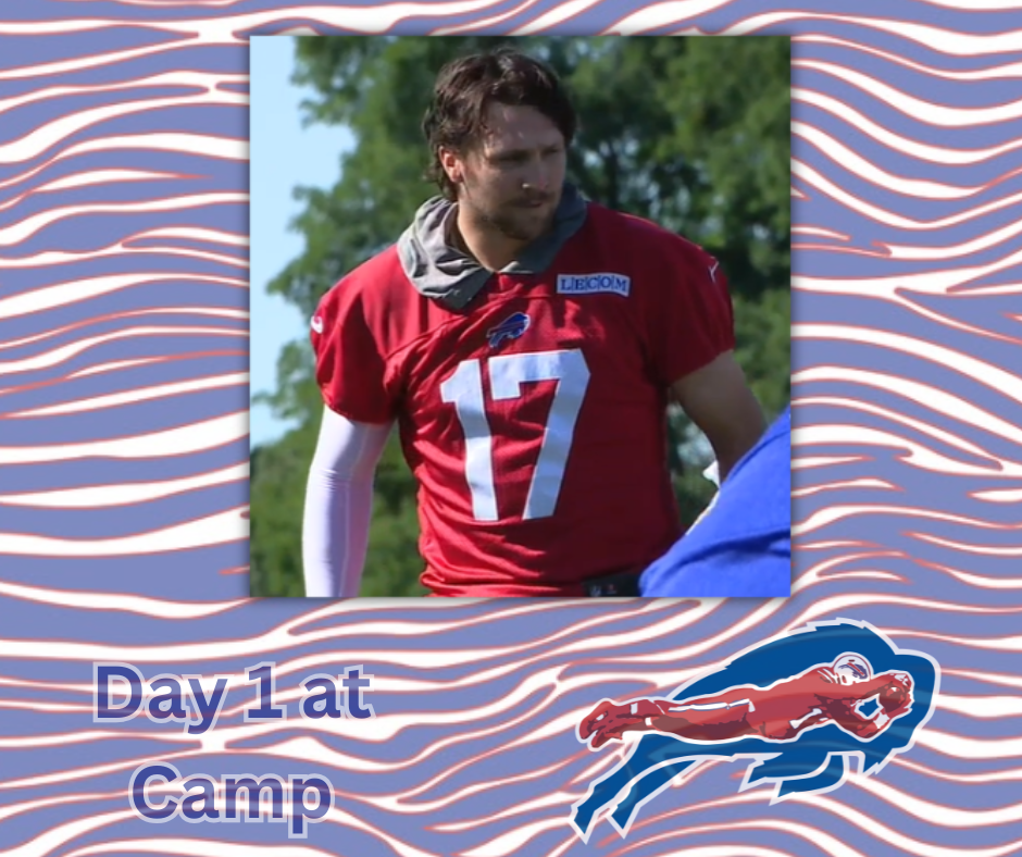 Josh Allen Day 1 Training Camp