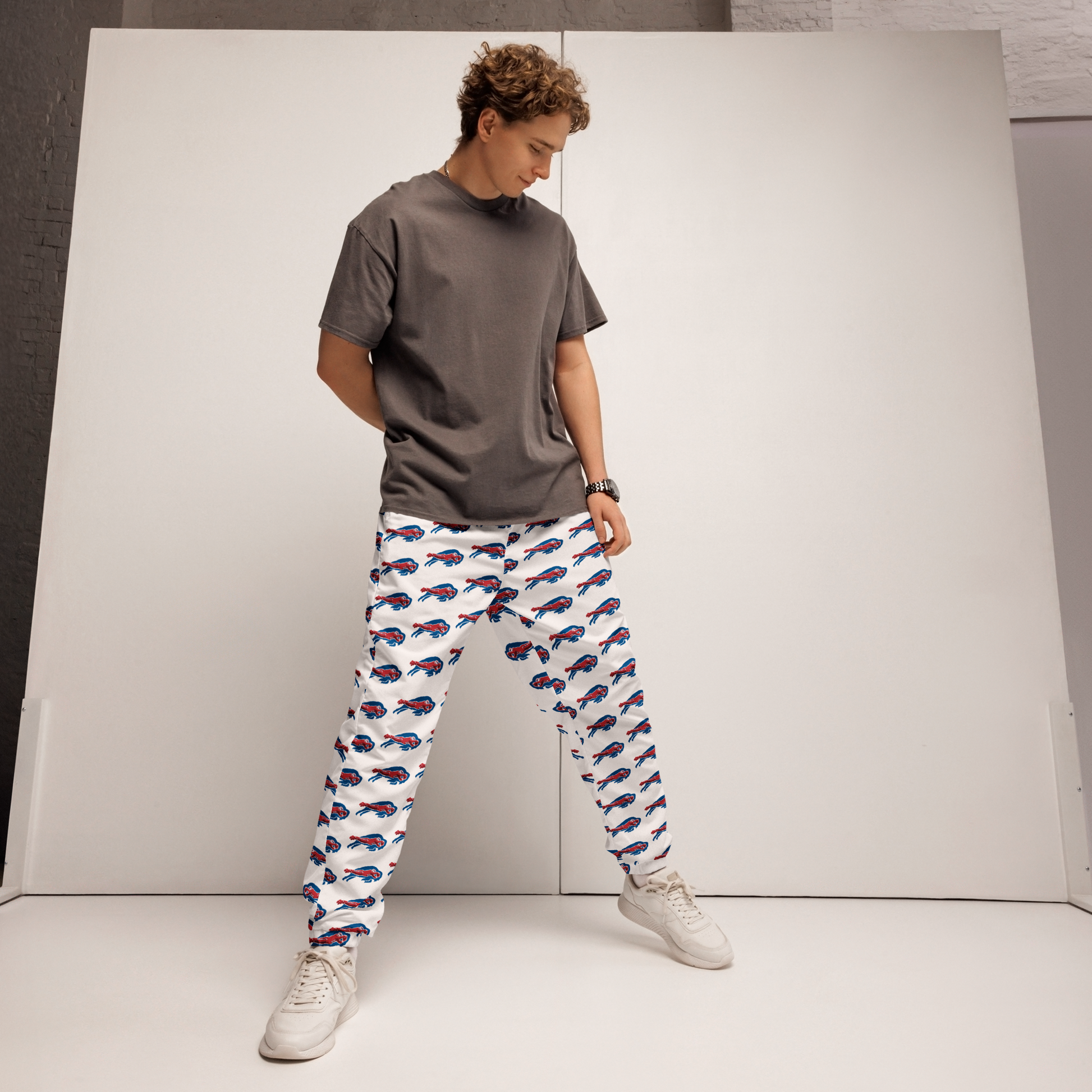 Flying Allen | Charging Buffalo Men's Track Pants